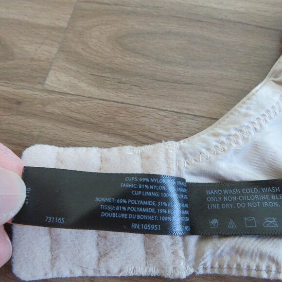 NATORI Conform Full Fit Bra in Cappuccino Nude Neutral - Size 34H - Picture 13 of 13